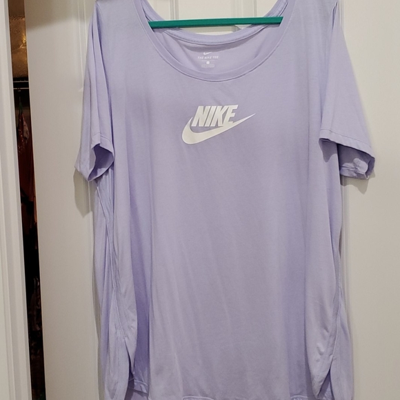 Nike Tops - 2 for 30!!!!!  Lilac Nike tee fits like a 2x